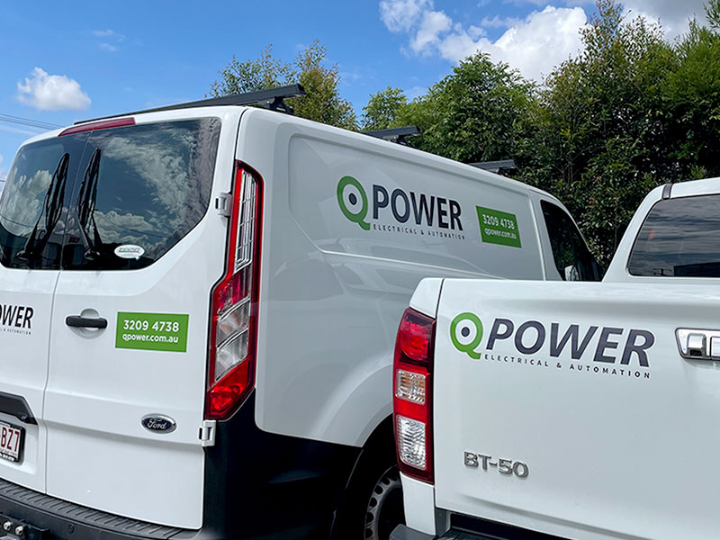 Brisbane Electrical Contractor Vehicles