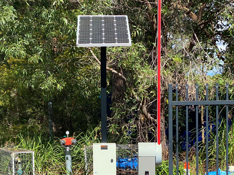 Solar Panels on Boom Gate in Brisbane