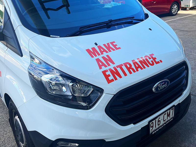 Brisbane Gates & Automation Service Van